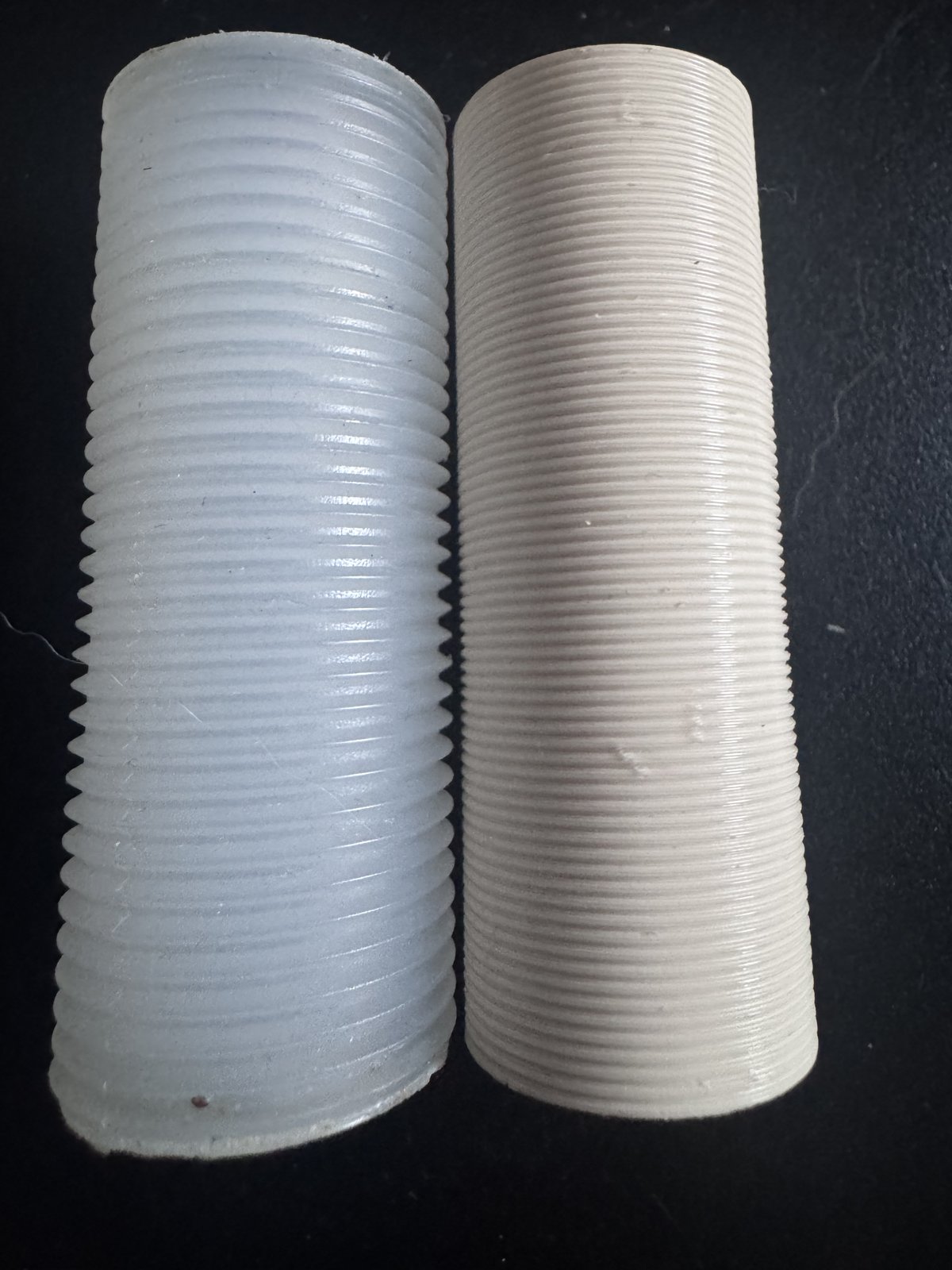 Original part next to the bad print