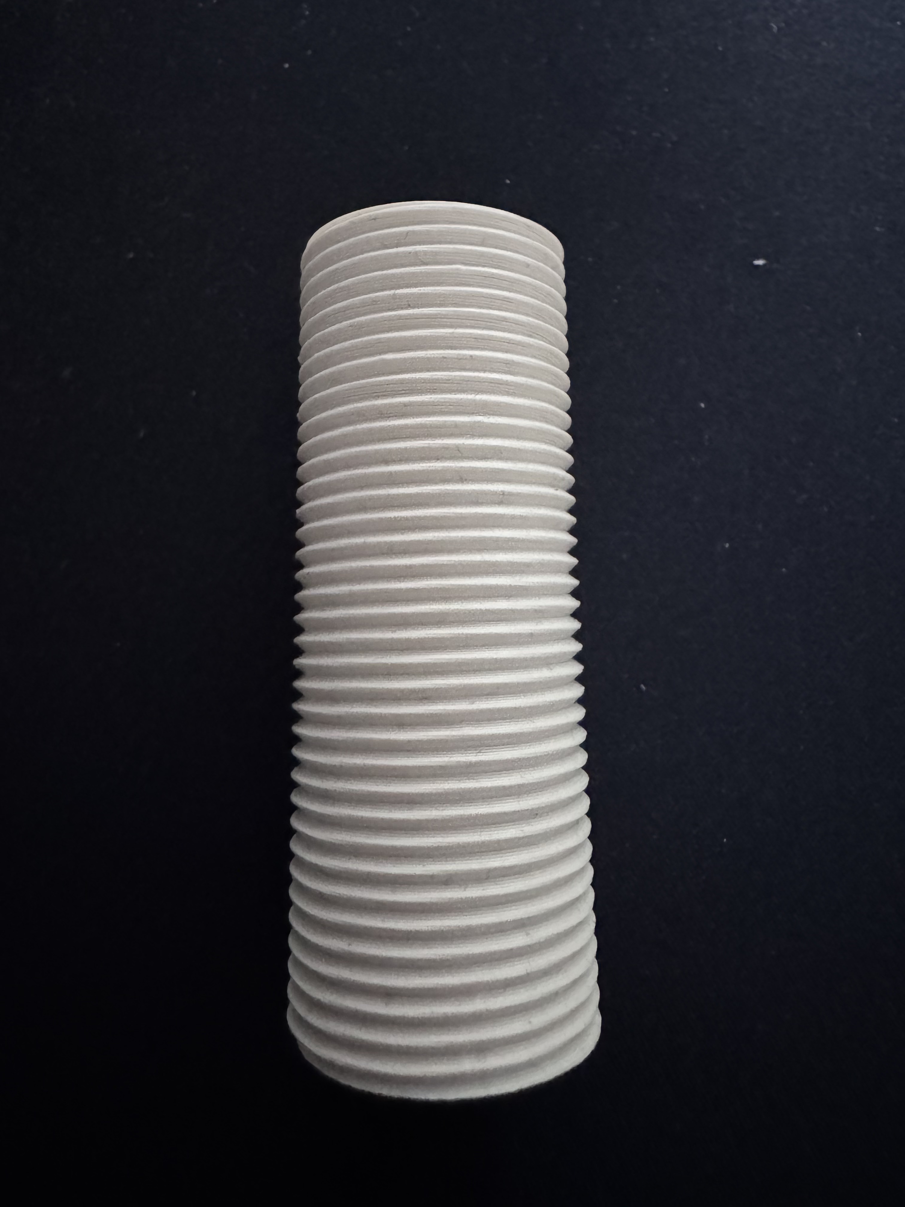 The successful print on a black background